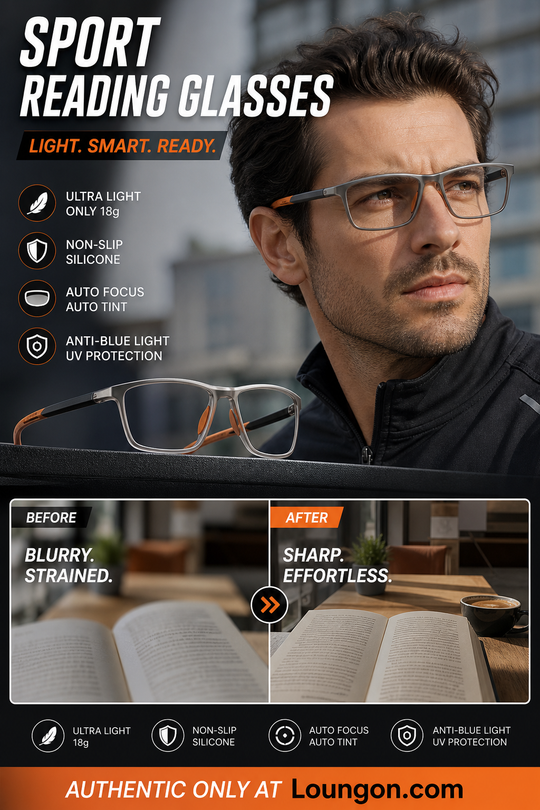 🏆 LIMITED-TIME 50% OFF! ✨Sports Smart Photochromic Progressive Bifocal Glasses