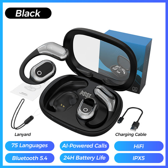 🎧🎅Tidlige juleudsalg - 50% RABAT🔥AI-stemmeoversættelse Bluetooth-øretelefoner