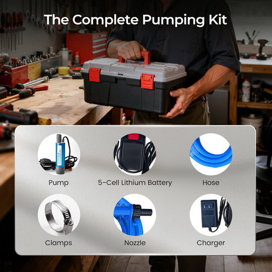 High-Power Oil & Water Pump Set