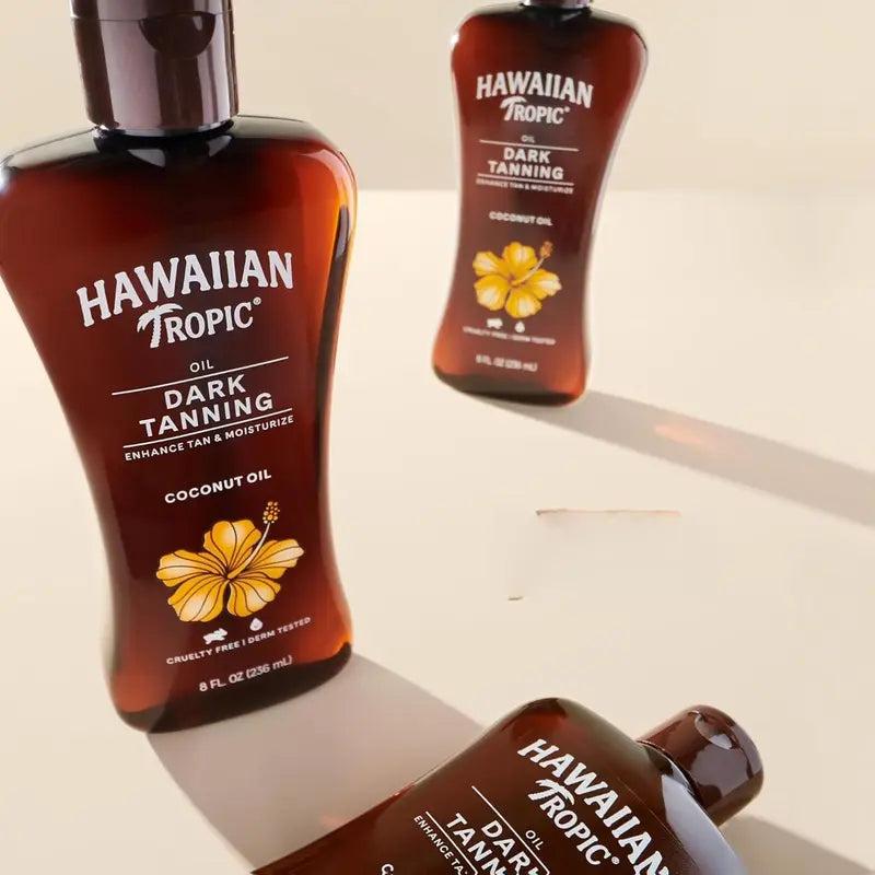 Achieve a Deep, Radiant Tan with Our Premium Dark Tanning Oil – A Moisturizing Body Oil Infused with Nourishing Cocoa Butter for Enhanced Tanning and Supple Skin