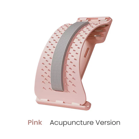 🔥 Magnetic Lumbar Stretcher – Acupressure Massage, Portable Design & Relieves Back Pain 🧘‍♂️✨