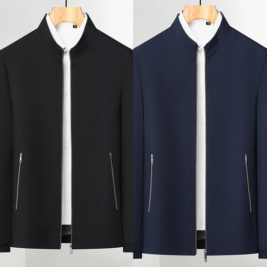 🔥Hot Sale 50% OFF🔥👑Fliwos® Men's Standing Collar Zipper Casual Jacket