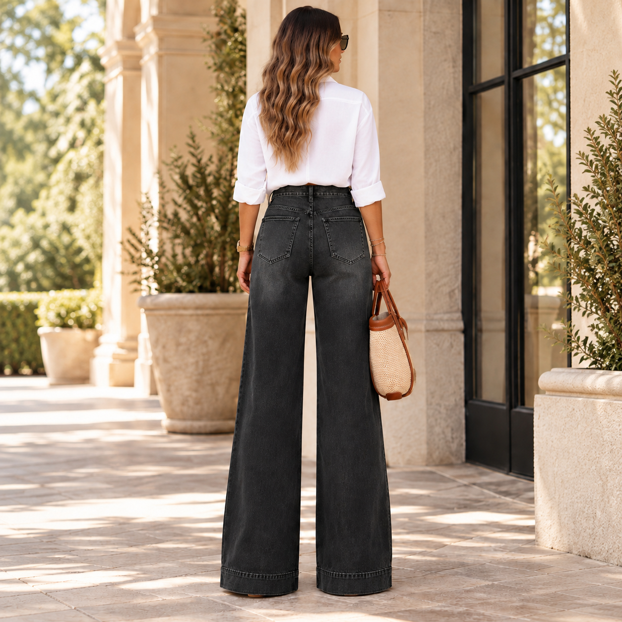 👖Bestseller - Women's Vintage High-Waisted Wide-Leg Jeans