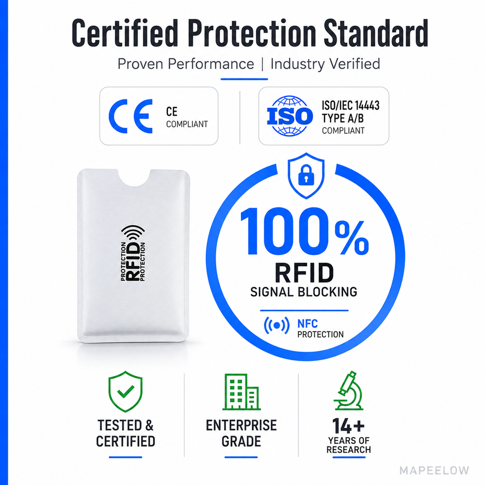 💳RFID Blocking Credit Card Cases– Slim Anti-Theft Wallet Protection 🔒