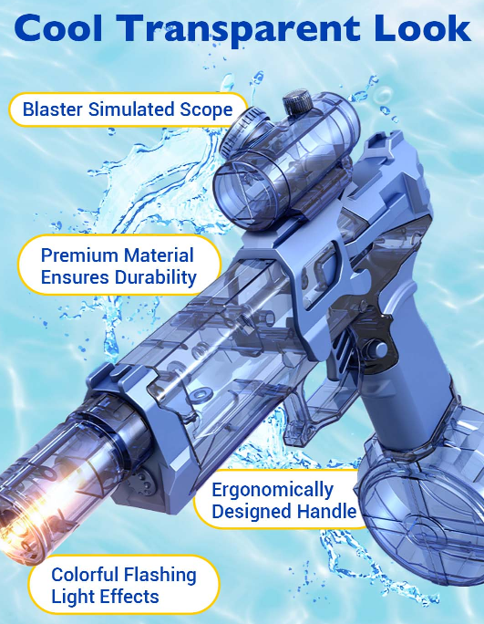 🌊Diskaun Musim Panas🔫💦Pistol Air Pistol Letupan Ais Mod Pantas