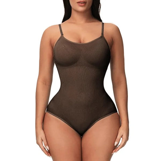 FeelinGirl #CHIL Seamless Covered Bust Jumpsuit Thong Bodysuit Fit Comfort Slimming Womenswear