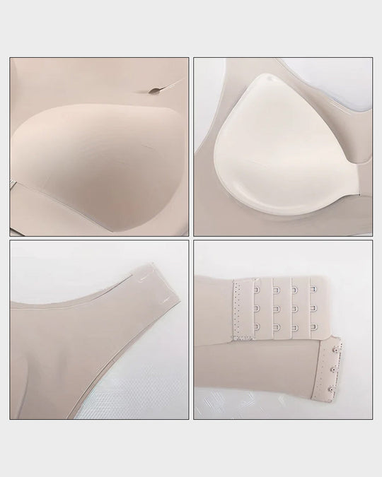 Cross Back Front Closure Wireless Posture Support Bra– All-Day Comfort, Breathable & Summer-Ready