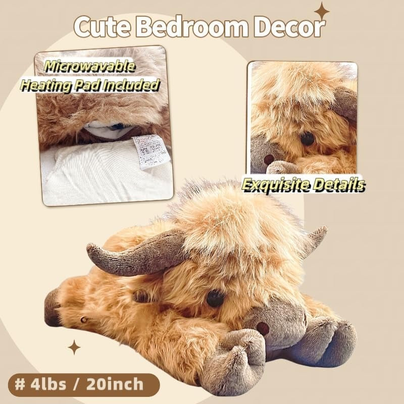 🎁LAST DAY SALE 50% OFF🎁Cute Cartoon Highland Cow Stuffed Toy