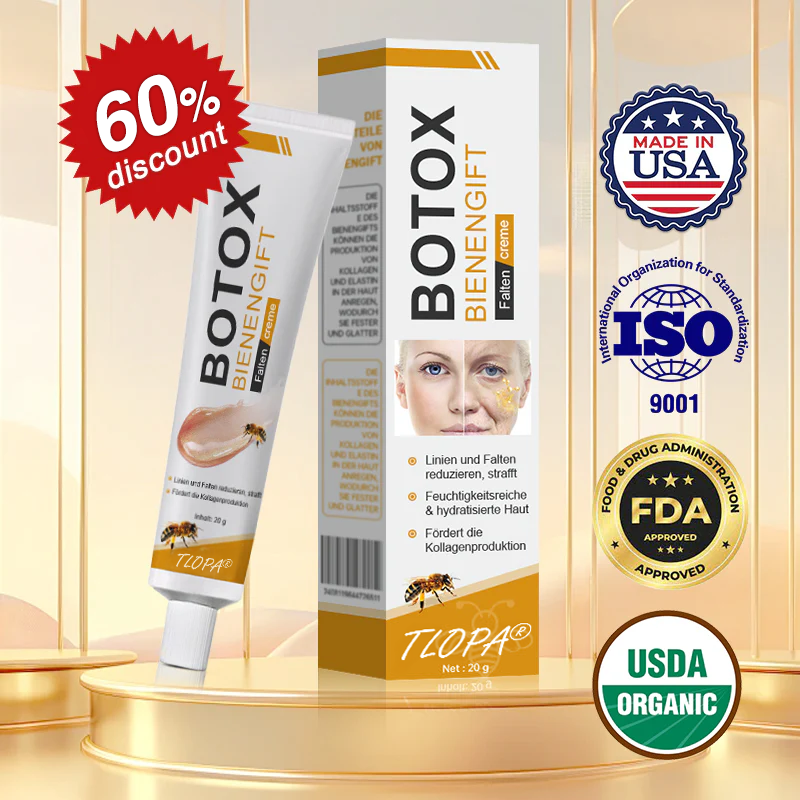 🖤Black Friday Sale:50% OFF🖤🧑‍⚕️TLOPA® Botox Bee Venom Wrinkle Removal Cream🔥