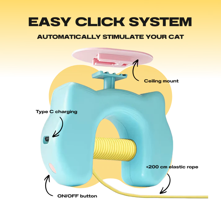 BUNGEE™ THE AUTOMATIC YO-YO TOY THAT DRIVES CATS WILD