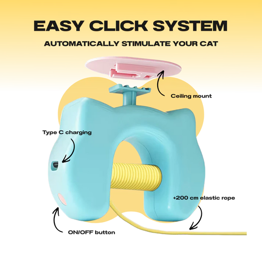 BUNGEE™ THE AUTOMATIC YO-YO TOY THAT DRIVES CATS WILD