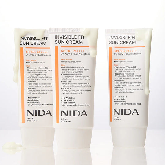 NIDA Invisible Fit Sun Cream for Face & Body (Global)