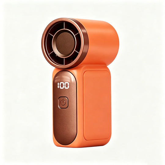 Mini Handheld Fan with LED Display|  6 speeds, 10.7 hours of cool| Weighs nothing – goes anywhere
