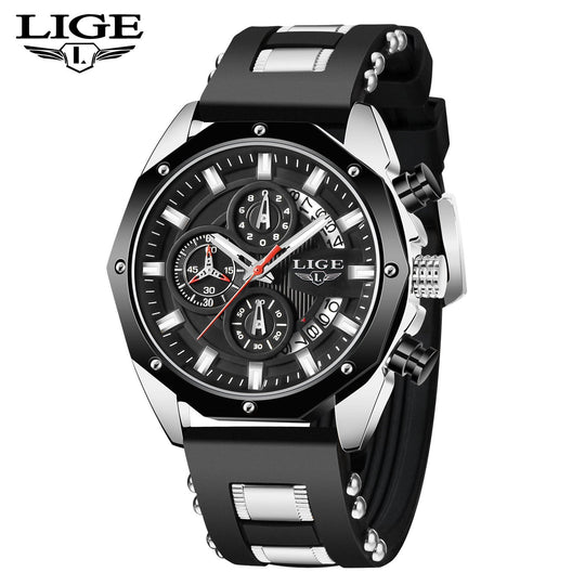 ⏳Time-Limited Special⏰Men's Outdoor Waterproof Sport Quartz Watch – Chronograph function, durable & water-resistant – Perfect for sports, travel & daily wear 🏃‍♂️