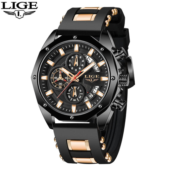 ⌚ LIMITED-TIME 50% OFF! 💦 Men's Outdoor Waterproof Sport Quartz Watch – Tough, Sleek, Reliable 🌲
