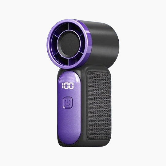 Mini Handheld Fan with LED Display|  6 speeds, 10.7 hours of cool| Weighs nothing – goes anywhere