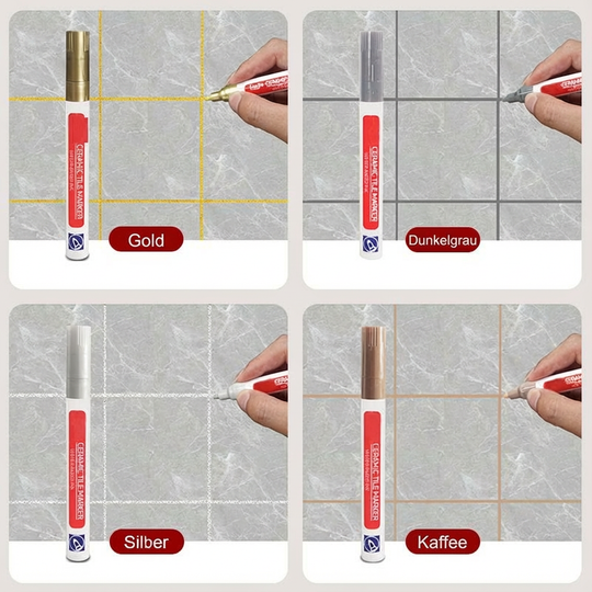 🖌️ Anti-Mould & Waterproof Joint Pen for Ceramic Tiles! 🧱
