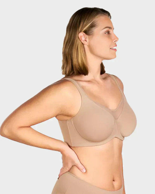 💝Women's Elegant Sheer Full Coverage Plus Size Bra