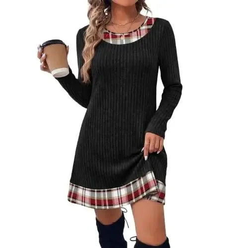❄️✨New Arrivals-Women's Long Sleeve Sweater Dress