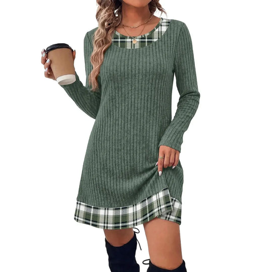 ❄️✨New Arrivals-Women's Long Sleeve Sweater Dress