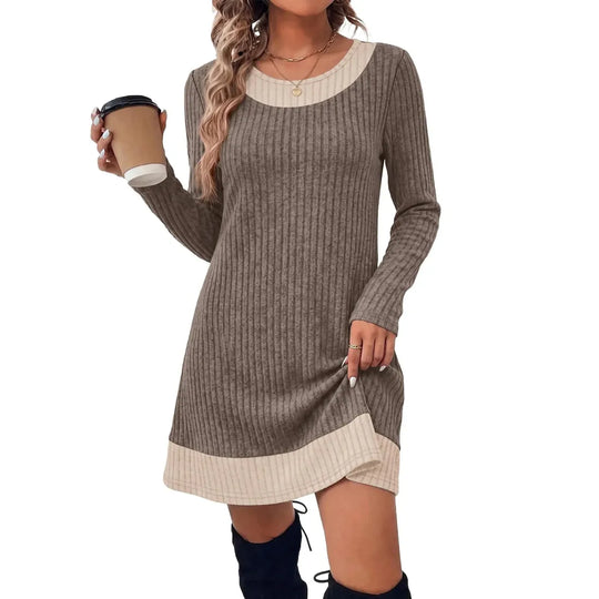 ❄️✨New Arrivals-Women's Long Sleeve Sweater Dress