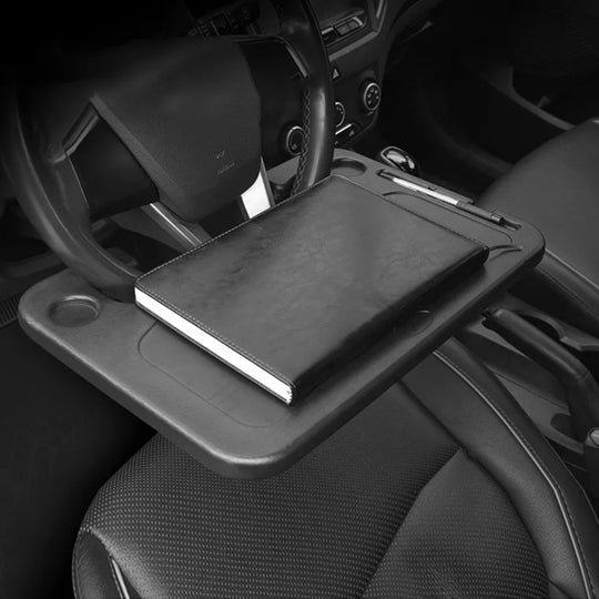 Multifunctional steering wheel dining table