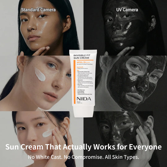NIDA Invisible Fit Sun Cream for Face & Body (Global)
