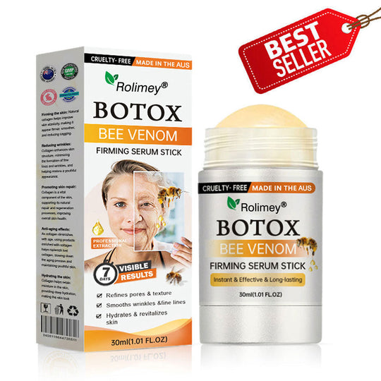 🧑‍⚕️𝑶𝒇𝒇𝒊𝒄𝒊𝒂𝒍 𝑺𝒕𝒐𝒓𝒆 | 𝐑𝐨𝐥𝐢𝐦𝐞𝐲® 𝐁𝐨𝐭𝐨𝐱 𝐁𝐞𝐞 𝐕𝐞𝐧𝐨𝐦 𝐅𝐢𝐫𝐦𝐢𝐧𝐠 𝐒𝐞𝐫𝐮𝐦 𝐒𝐭𝐢𝐜𝐤 - 𝐓𝐚𝐫𝐠𝐞𝐭𝐬 𝐒𝐚𝐠𝐠𝐢𝐧𝐠 𝐒𝐤𝐢𝐧 & 𝐖𝐫𝐢𝐧𝐤𝐥𝐞𝐬 𝐀𝐥𝐥 𝐎𝐯𝐞𝐫 𝐁𝐨𝐝𝐲 𝐰𝐢𝐭𝐡 𝐀𝐝𝐯𝐚𝐧𝐜𝐞𝐝 𝐏𝐞𝐩𝐭𝐢𝐝𝐞 𝐓𝐞𝐜𝐡𝐧𝐨𝐥𝐨𝐠𝐲, 𝐕𝐢𝐬𝐢𝐛𝐥𝐞 𝐑𝐞𝐬𝐮𝐥𝐭𝐬 𝐢𝐧 𝟑 𝐃𝐚𝐲𝐬