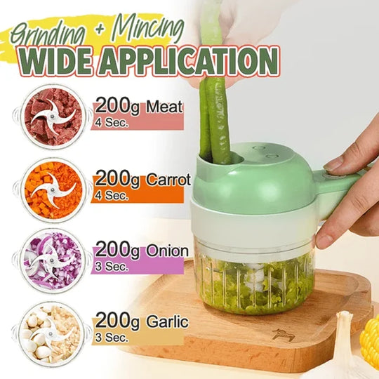 Wireless Food Processor – Cordless, one-touch chop. Perfect for arthritic hands. Kitchen prep made easy⚡🥗