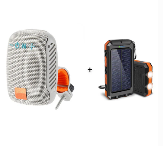 ‍♂ Waterproof Bike Bluetooth Speaker – IPX5, TWS stereo, hands‑free calls. Secure mount, 70m range. Ride with beats!