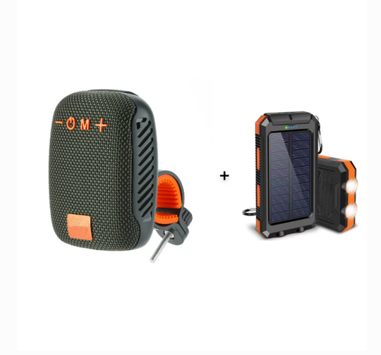‍♂ Waterproof Bike Bluetooth Speaker – IPX5, TWS stereo, hands‑free calls. Secure mount, 70m range. Ride with beats!