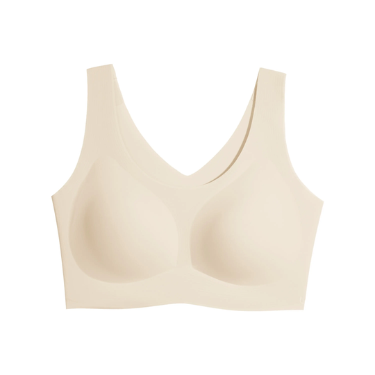 ubras Seamless Bras for Women Full Coverage Wireless Bralette Widen Straps Side Comfortable Breathable