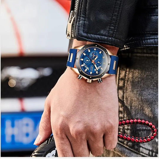 ⌚ LIMITED-TIME 50% OFF! 💦 Men's Outdoor Waterproof Sport Quartz Watch – Tough, Sleek, Reliable 🌲