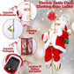 🎄Christmas Promotion 🎁Electric Fireplace Climbing Santa Claus Musical Toys