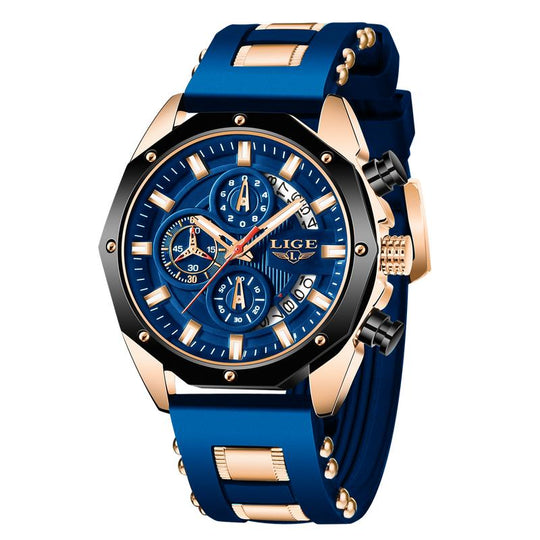 ⌚ LIMITED-TIME 50% OFF! 💦 Men's Outdoor Waterproof Sport Quartz Watch – Tough, Sleek, Reliable 🌲