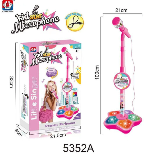 🎅 Christmas Hot Sale 50% Discount 🎁 Microphone Toy, Karaoke Machine with Lights 🎤