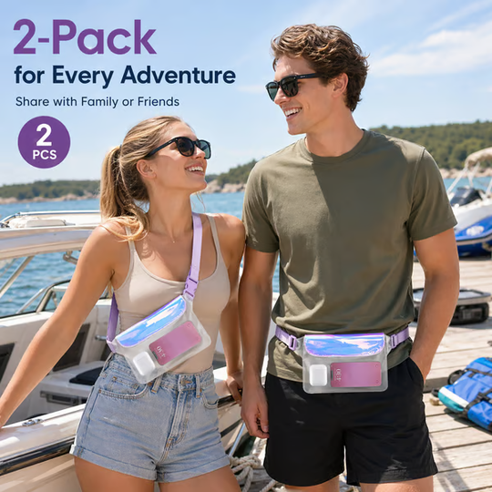 🌊 Clear Waterproof Fanny Pack Secure, and Ready for All Your Water Activities