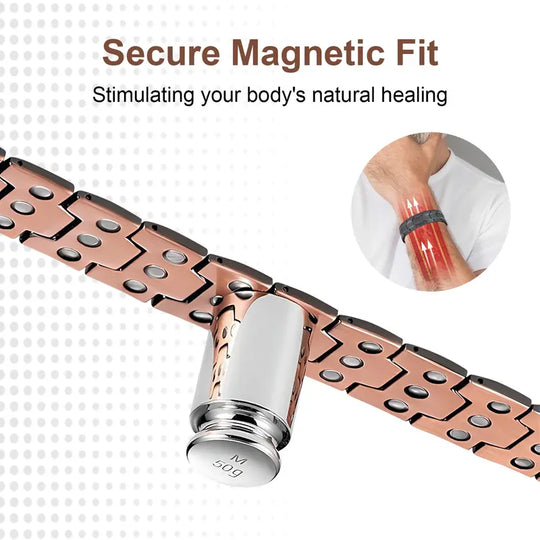 Limited-time offer - Copper Magnetic Bracelet- Relieve Fatigue And Promote Blood Circulation