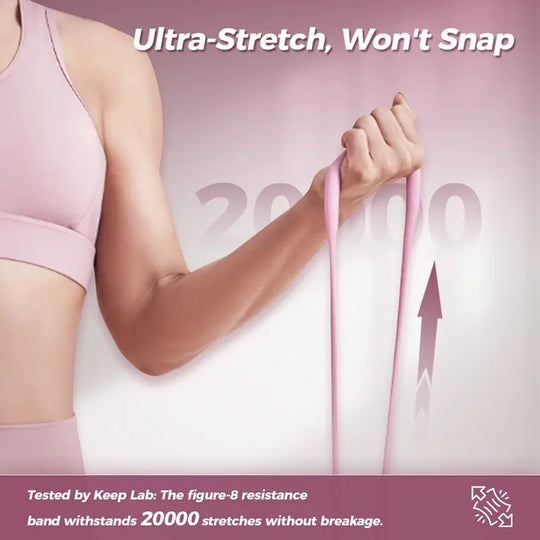 Keep Resistance Bands Figure 8 Exercise Bands for Women 8 Shaped TPE