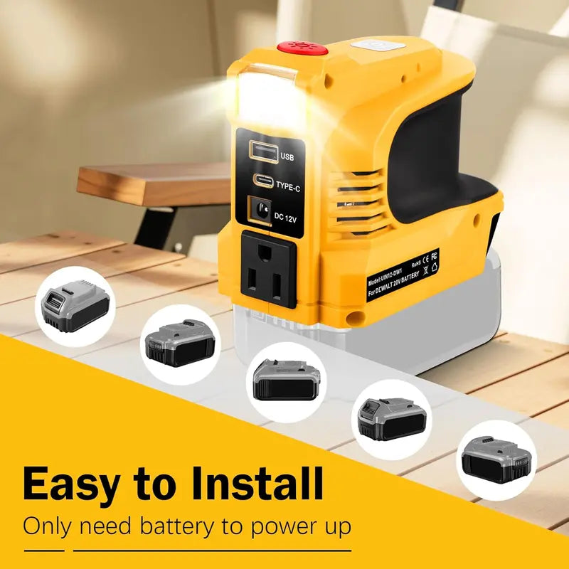 ⚡Compact DC to AC Inverter - Suitable For Cars, Motorhomes, Outdoor
