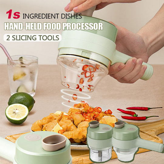 Wireless Food Processor – Cordless, one-touch chop. Perfect for arthritic hands. Kitchen prep made easy⚡🥗