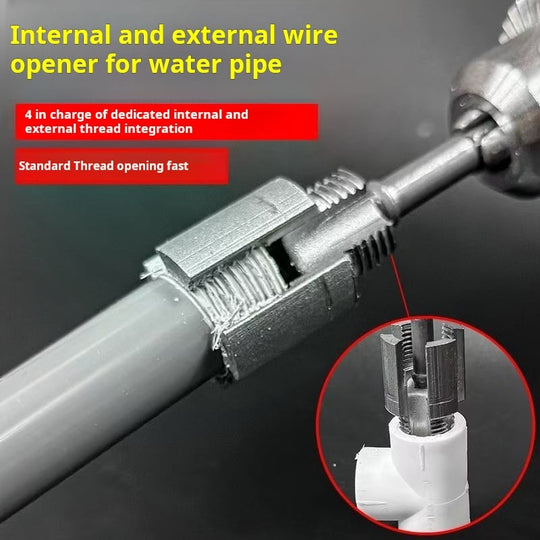 ⚡Flash Sale: 50% OFF🔥Integrated Pipe Threading Tool for Internal and External Threads
