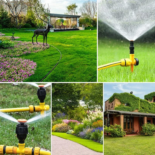 Hot Sale 49% OFF Stainless Steel Rotary Irrigation Tripod Telescopic Support Sprinkler