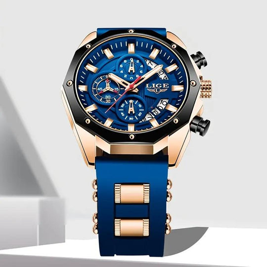 ⌚ LIMITED-TIME 50% OFF! 💦 Men's Outdoor Waterproof Sport Quartz Watch – Tough, Sleek, Reliable 🌲
