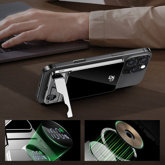 15W power bank – magnetic, slim, charges 3 devices at once!