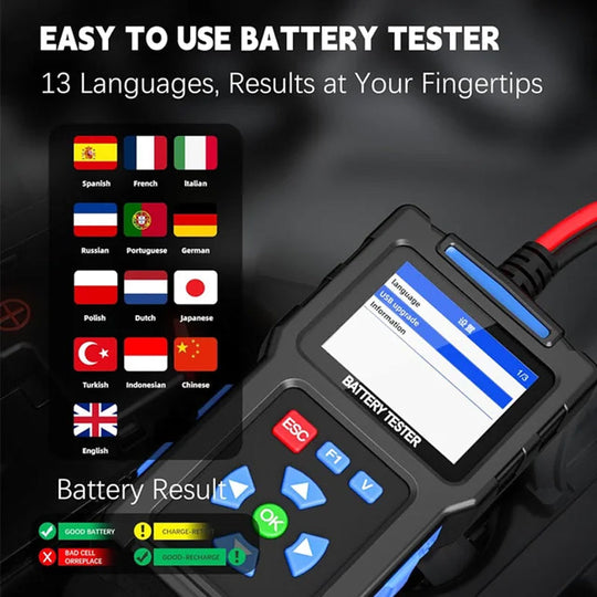 BT100 Car Battery Tester 12V Load Tester