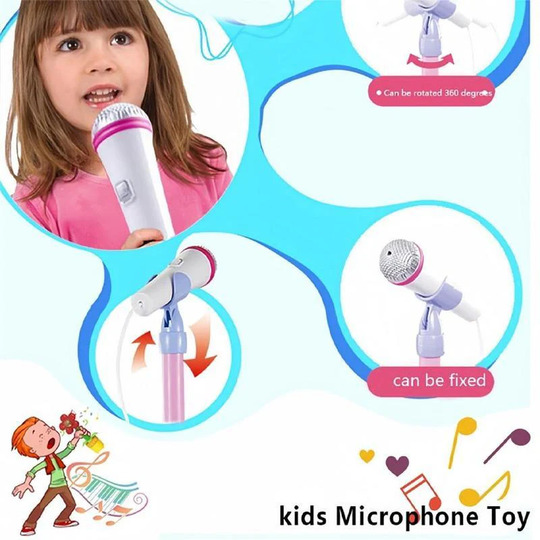 🎅 Christmas Hot Sale 50% Discount 🎁 Microphone Toy, Karaoke Machine with Lights 🎤