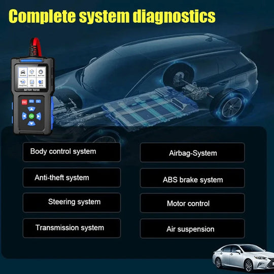 BT100 Car Battery Tester 12V Load Tester