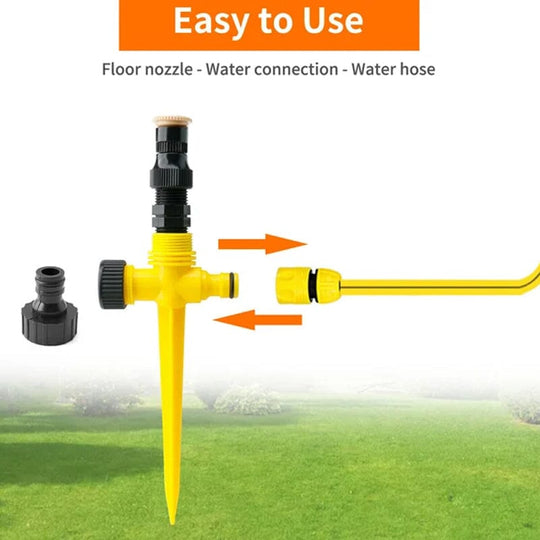 Hot Sale 49% OFF Stainless Steel Rotary Irrigation Tripod Telescopic Support Sprinkler