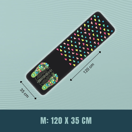 Comfortable Acupressure Foot Massage Mat for Relaxation